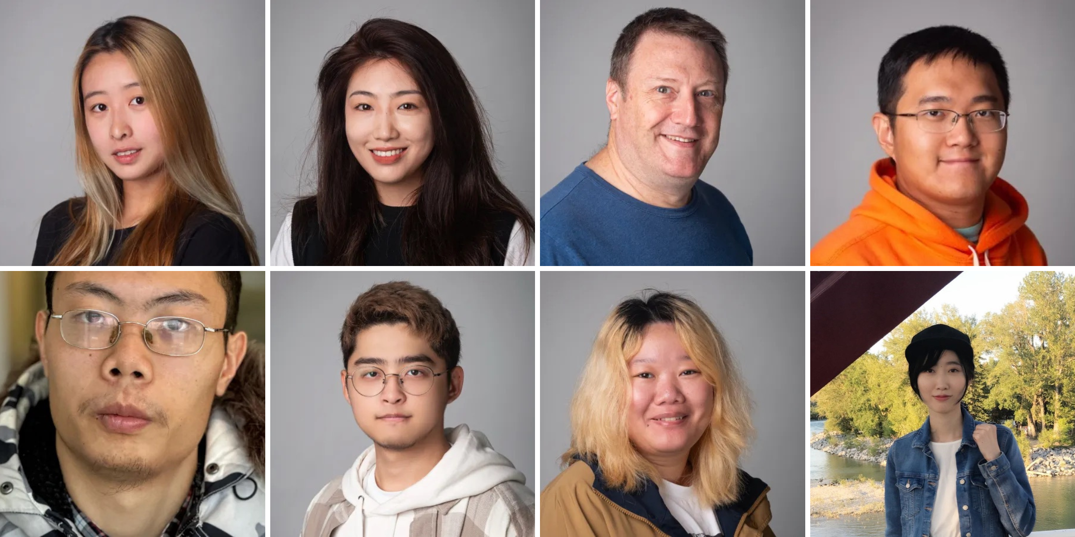 Headshots of students on Voltcrafter team