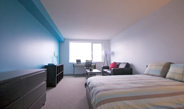 CDM Apartment living area view from hallway