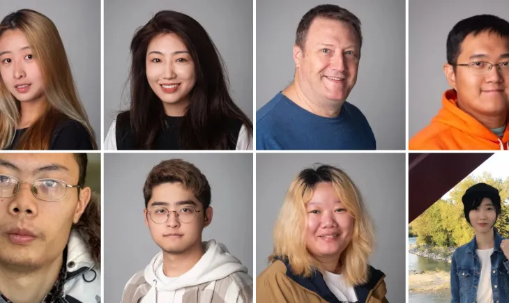 Headshots of students on Voltcrafter team